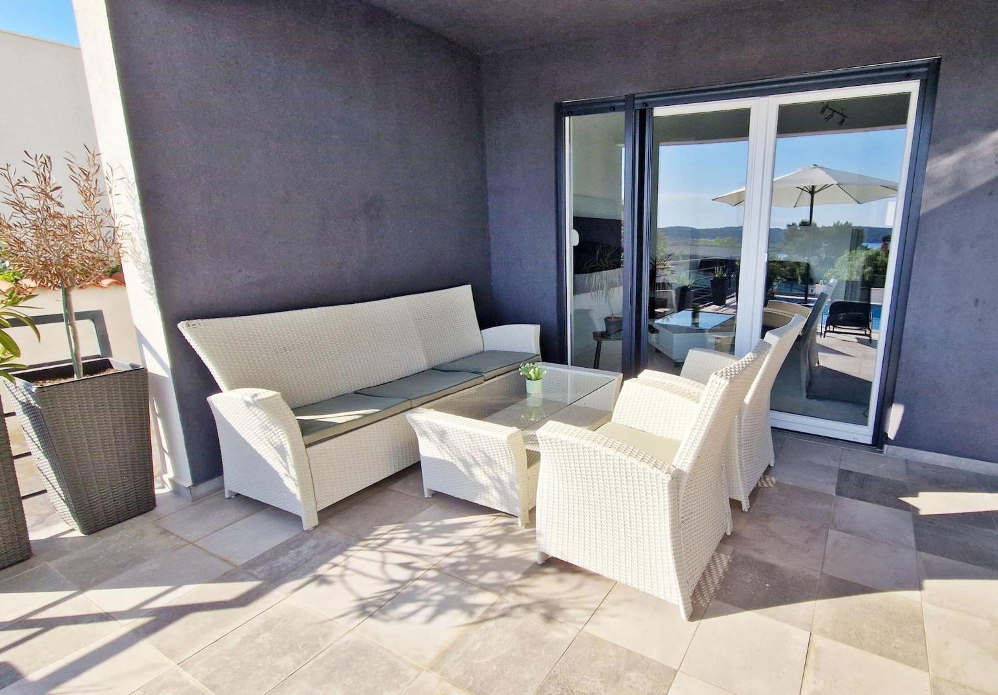 Villa Pura Vida With Sea View Pula Bagian luar foto